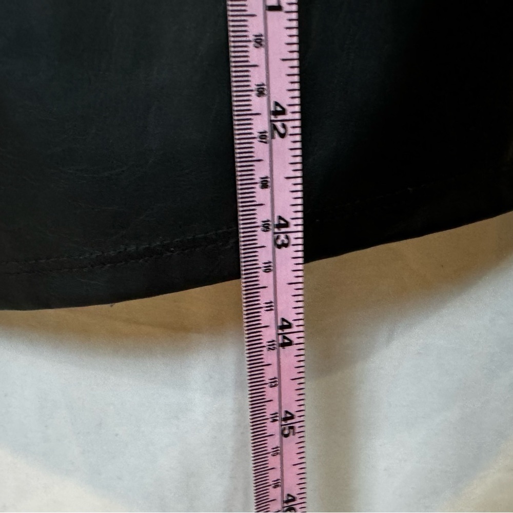 Wild Fable Black Faux Leather Straight Leg Pant Size 10 - Picture 5 of 8